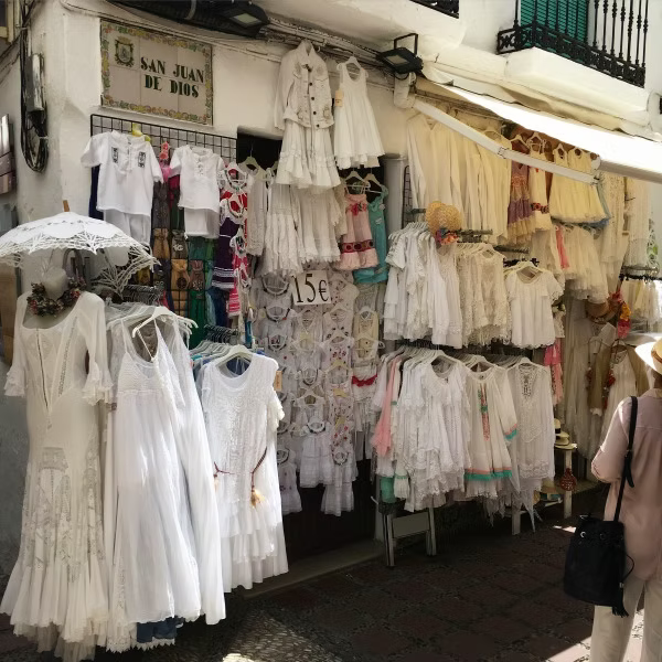 Tiendas en el casco antiguo de Marbella